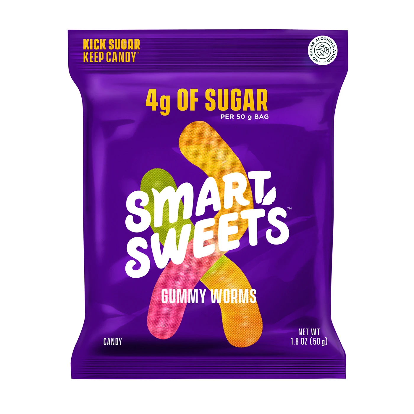 Smart Sweets-Single Bag-Gummy Worms-