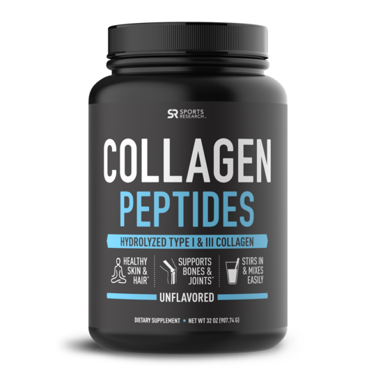Sports Research - COLLAGEN PEPTIDES-82 Servings-Unflavored-