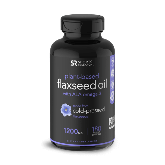 Sports Research FLAXSEED OIL 180 Softgels-