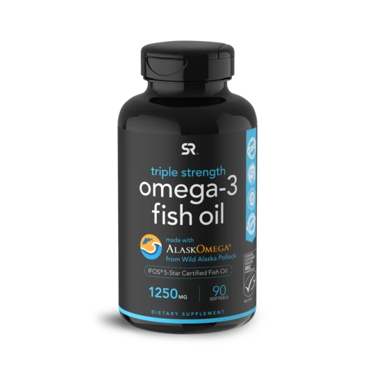 Sports Research TRIPLE STRENGTH OMEGA-3 FISH OIL-