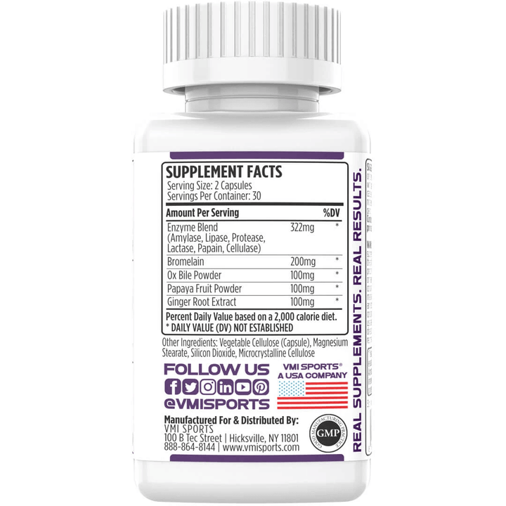 VMI Sports DIGESTIVE ENZYMES 60 Capsules-