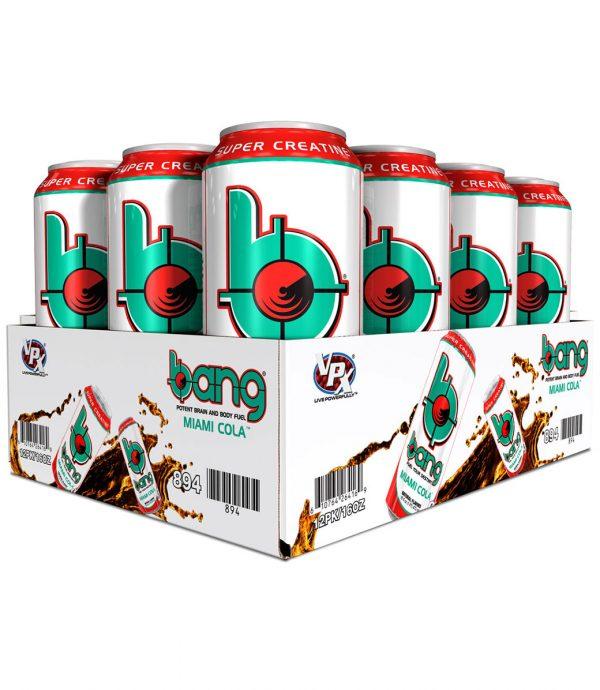 VPX - BANG Energy Drink-12-Pack-Miami Cola-