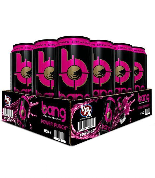 VPX - BANG Energy Drink-12-Pack-Power Punch-