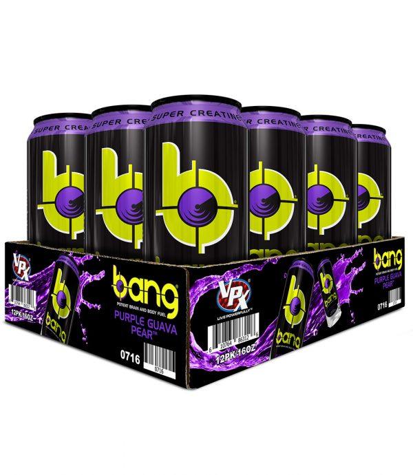 VPX - BANG Energy Drink-12-Pack-Purple Guava Pear-