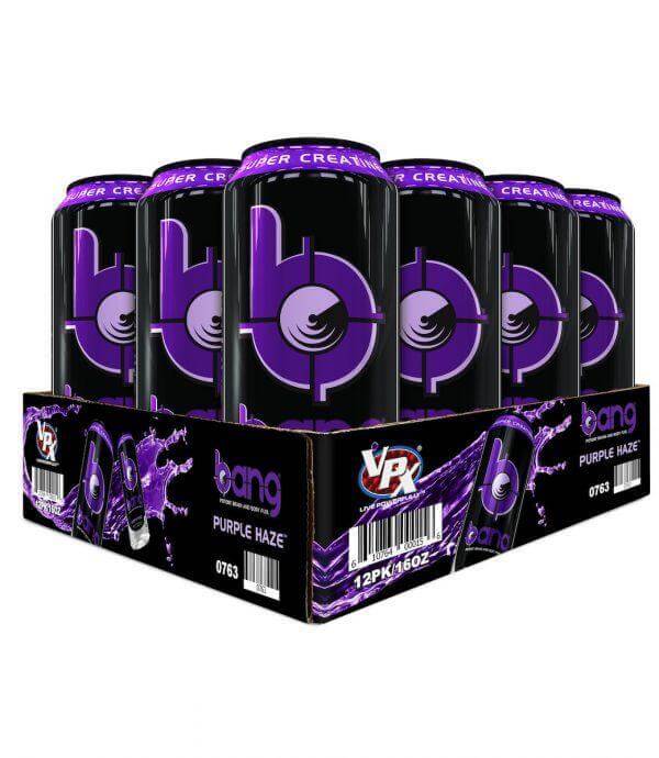 VPX - BANG Energy Drink-12-Pack-Purple Haze-