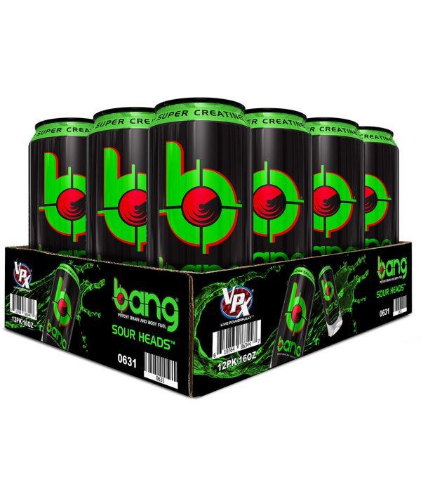 VPX - BANG Energy Drink-12-Pack-Sour Heads-