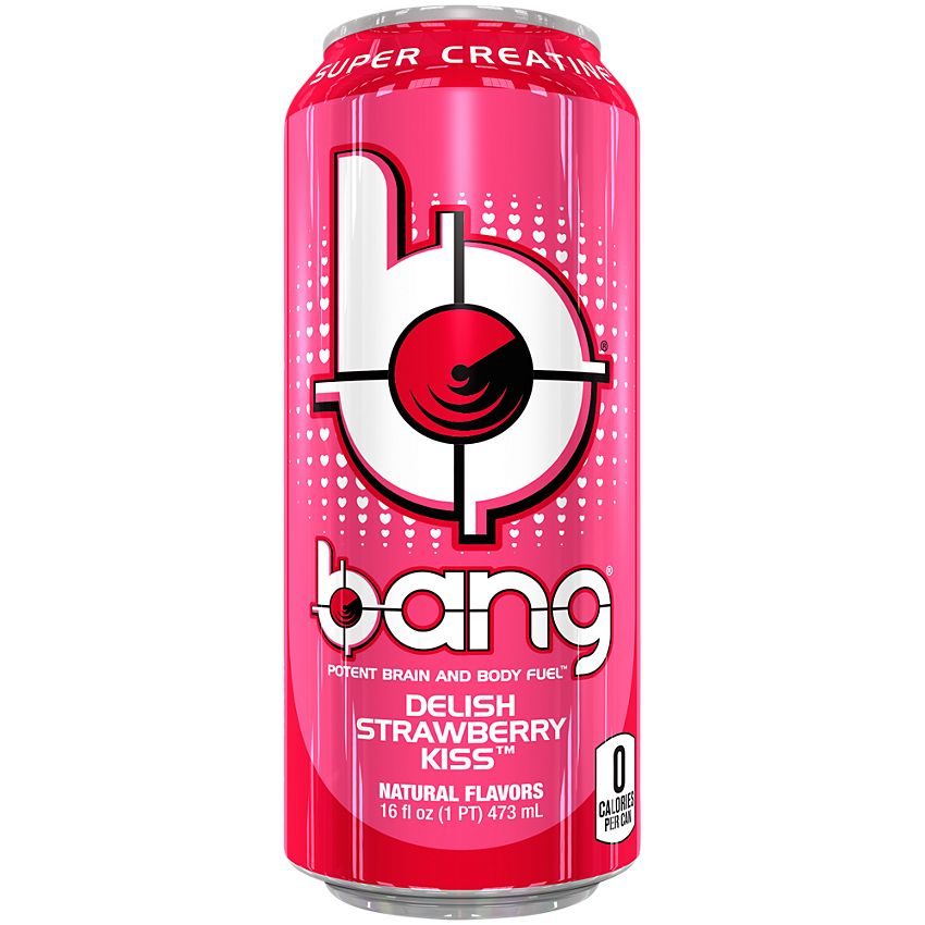 VPX - BANG Energy Drink-Single Can-Delish Strawberry Kiss-