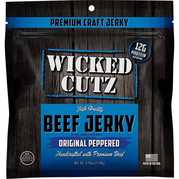 Wicked Cutz - BEEF JERKY-Original Peppered-