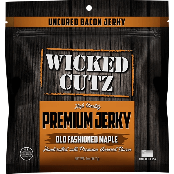 Wicked Cutz PREMIUM JERKY-Old Fashioned Maple-