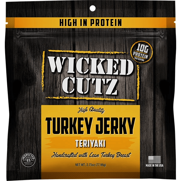 Wicked Cutz TURKEY JERKY-Teriyaki-