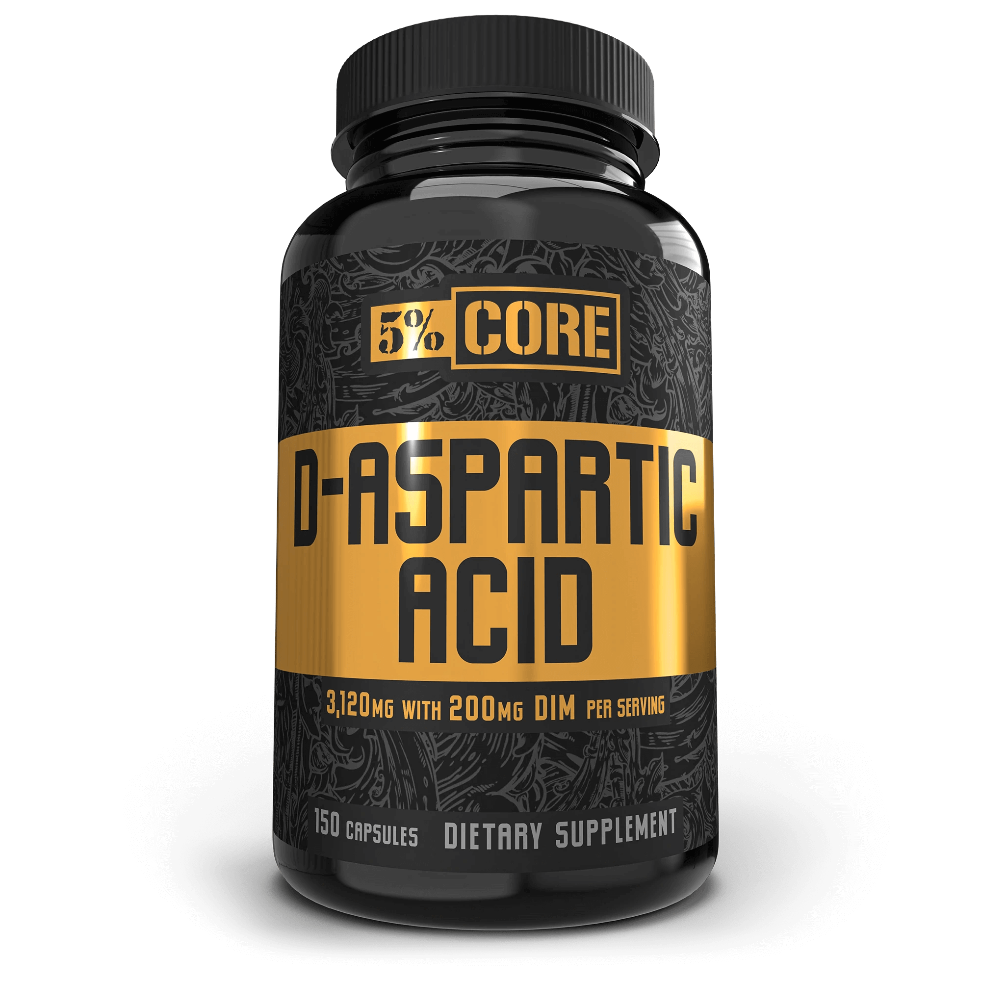 5% Core D-ASPARTIC ACID 150 Capsules