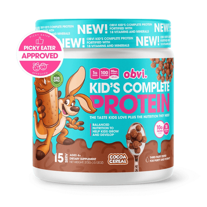 obvi KID'S COMPLETE PROTEIN-15 Servings-Cocoa Cereal-