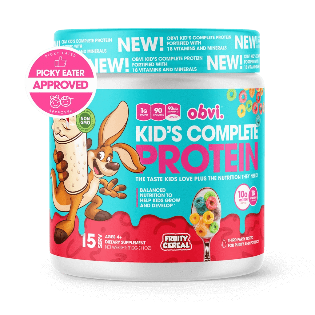 obvi KID'S COMPLETE PROTEIN-15 Servings-Fruity Cereal-