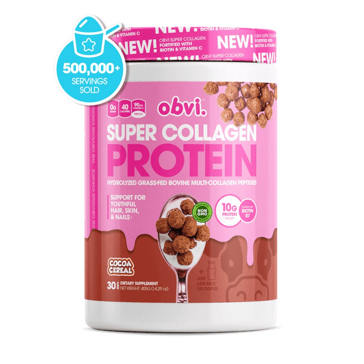 obvi SUPER COLLAGEN PROTEIN-30 Servings-Cocoa Cereal-
