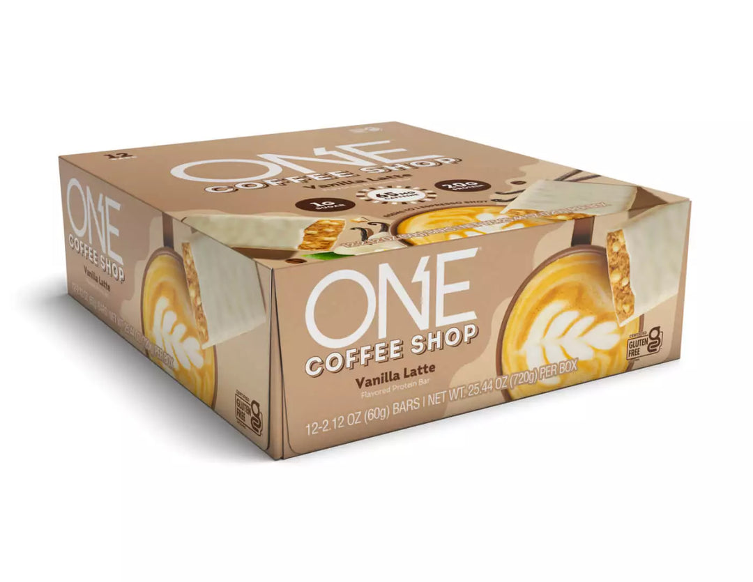 ONE BRAND COFFEE SHOP BARS Caramel Macchiato 12-Pack